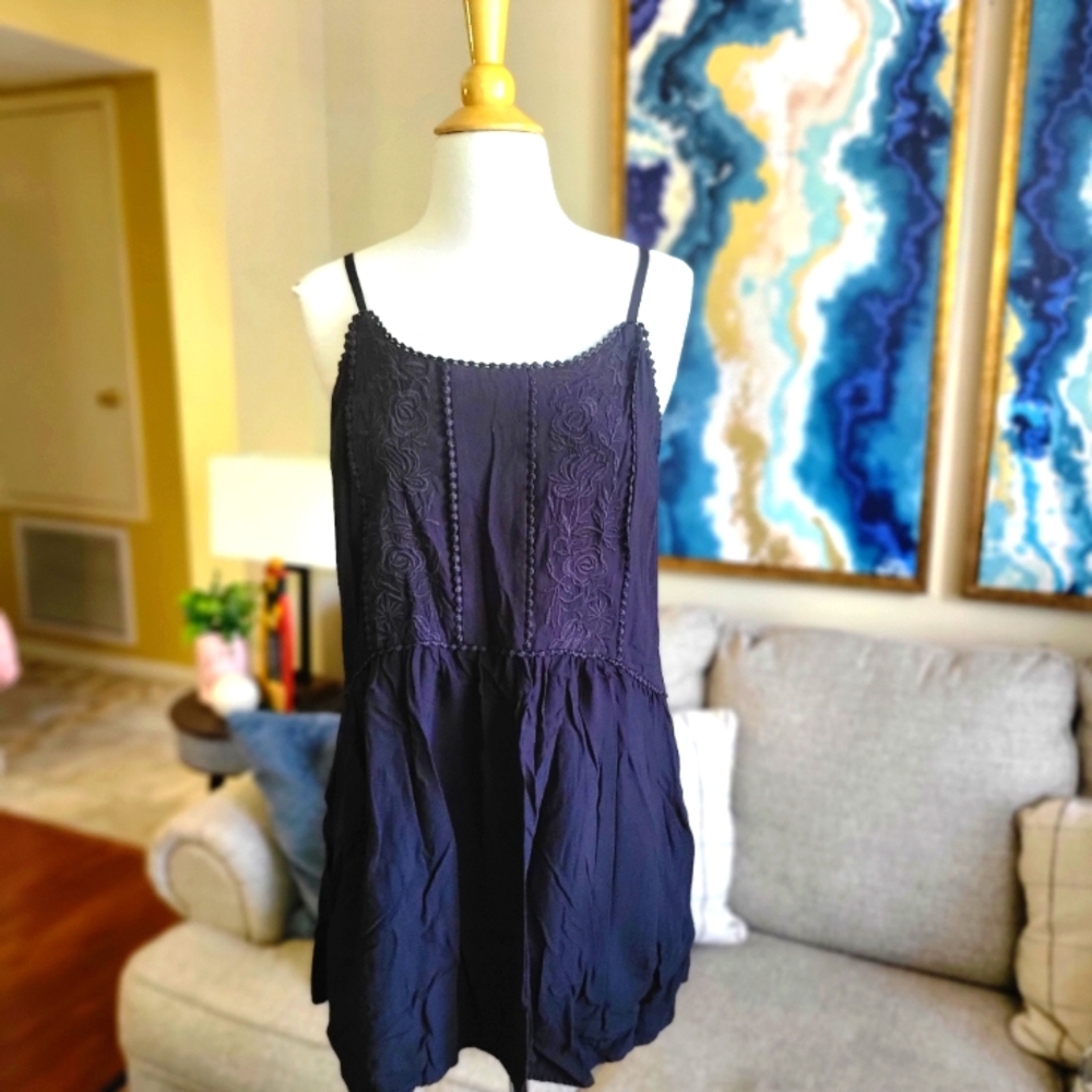 LOFT Womens Black Tank Dress